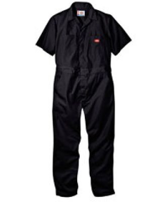 33999 Dickies 5 oz. Short Sleeve Coverall BLACK _S