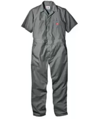 33999 Dickies 5 oz. Short Sleeve Coverall GRAY _ S