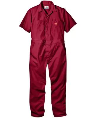 33999 Dickies 5 oz. Short Sleeve Coverall RED _S