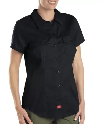 FS574 Dickies 5.25 oz. Ladies' Twill Shirt BLACK
