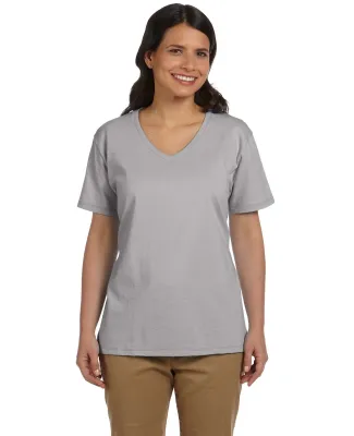 Hanes 5780 Ladies Heavyweight V-neck T-shirt - 578 Light Steel