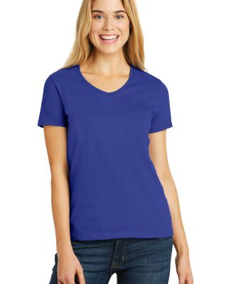 Hanes 5780 Ladies Heavyweight V-neck T-shirt - 578 Deep Royal