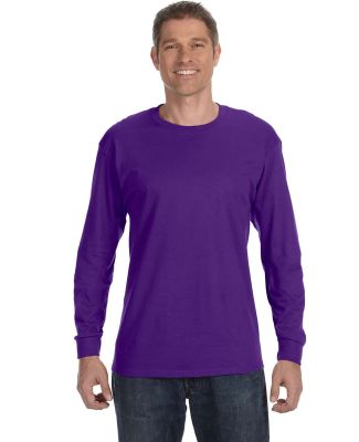 Hanes 5586 Long Sleeve 6.1 T-shirt - 5586  in Purple