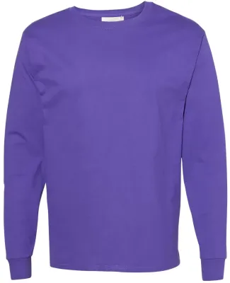 5586 Hanes® Long Sleeve Tagless 6.1 T-shirt - 558 Purple