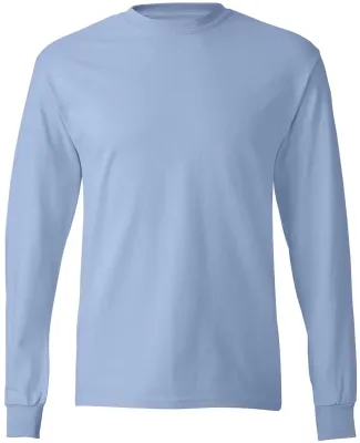 5586 Hanes® Long Sleeve Tagless 6.1 T-shirt - 558 Light Blue