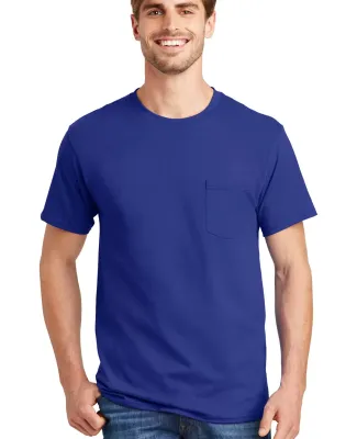5590 Hanes® Pocket Tagless 6.1 T-shirt - 5590  in Deep royal