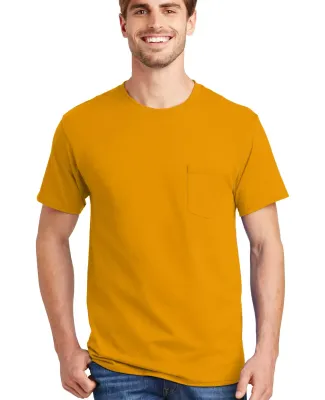 5590 Hanes® Pocket Tagless 6.1 T-shirt - 5590  in Gold