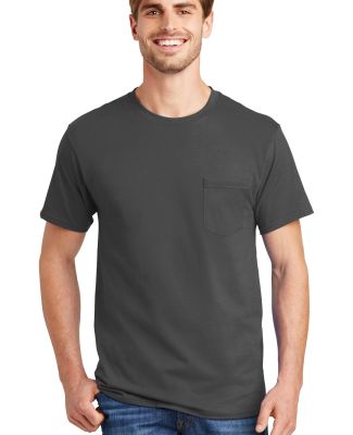 5590 Hanes® Pocket Tagless 6.1 T-shirt - 5590  in Smoke grey