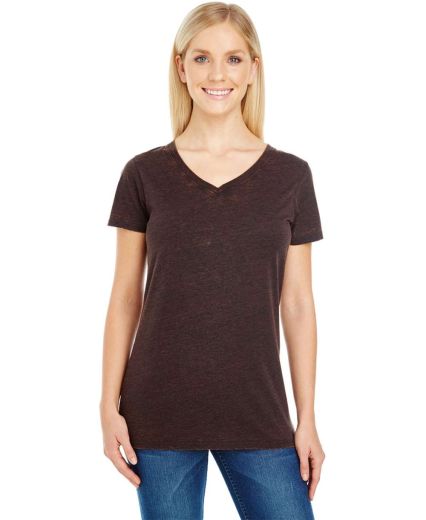 215B Threadfast Apparel Ladies' Cross Dye Short Sl in Flame