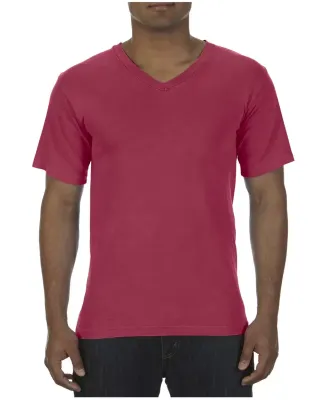 C4099 Comfort Colors 5.5 oz. V-Neck T-Shirt BRICK