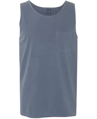 Comfort Colors Tank Top with Pocket 9330  Blue Jean