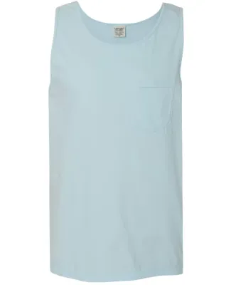 Comfort Colors Tank Top with Pocket 9330  Chambray