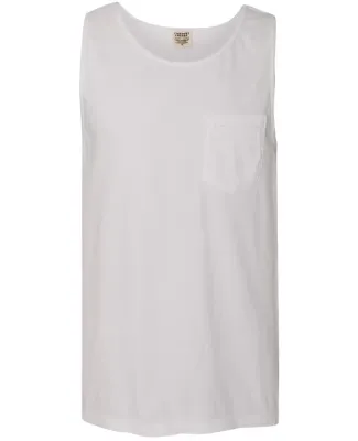 Comfort Colors Tank Top with Pocket 9330  White
