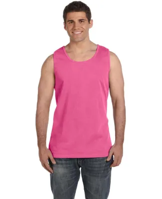 C9360 Comfort Colors Ringspun Garment-Dyed Tank in Neon pink
