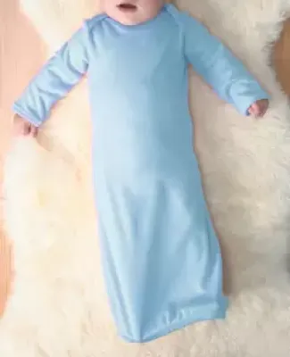 4406 Rabbit Skins Infant Baby Rib Lap Shoulder Lay LIGHT BLUE