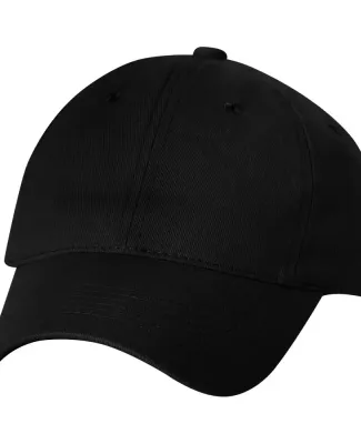 9610 Sportsman  - Heavy Brushed Twill Cap -  Black