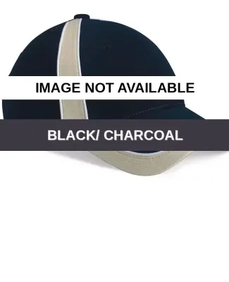 9400 Sportsman  - Striper Cap -  Black/ Charcoal