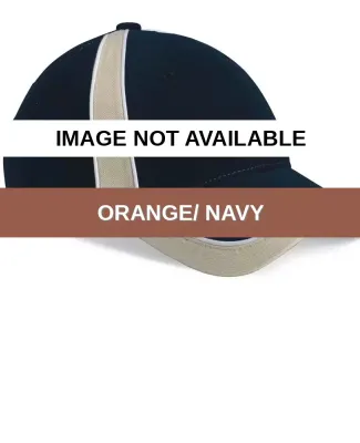 9400 Sportsman  - Striper Cap -  Orange/ Navy