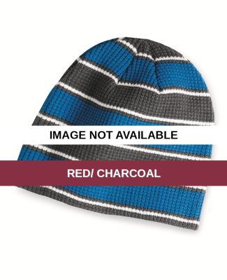 SP50 Sportsman  - Waffle Knit Cap -  Red/ Charcoal