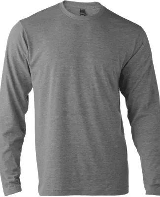 0242TC Tultex 242 / Unisex Poly-Rich Blend Long Sl Heather Grey
