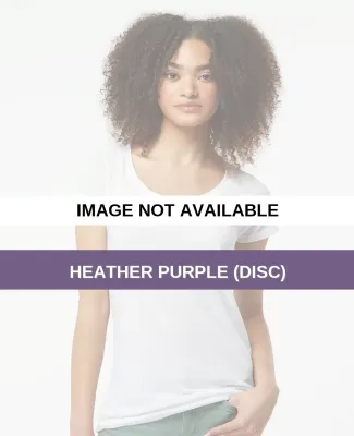 0243TC Tultex 243/Ladies' Poly-Rich blend Scoop Ne Heather Purple (disc)