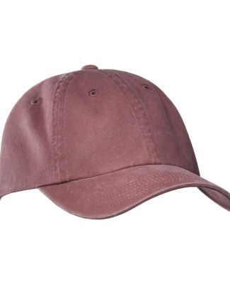 PWU  Port Authority Garment Washed Cap in Maroon