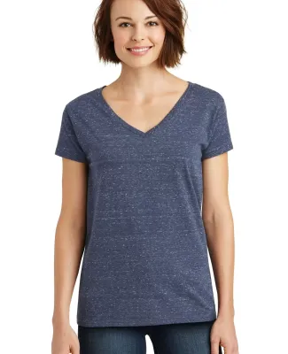 DM465 - District Made Ladies Cosmic Relaxed V-Neck Navy/Royal Cos