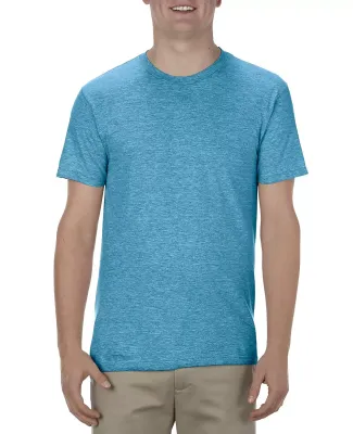 5301N Alstyle Adult Cotton Tee Turquoise Heather