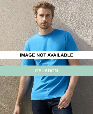 1701R Adult Ringspun Cotton T-Shirt Celadon