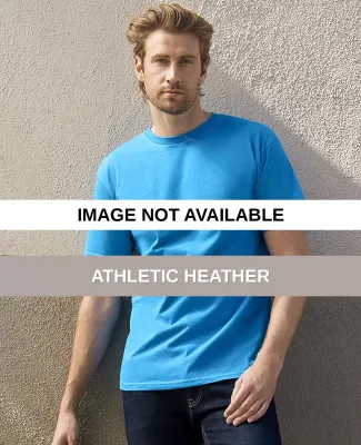 1701R Adult Ringspun Cotton T-Shirt Athletic Heather