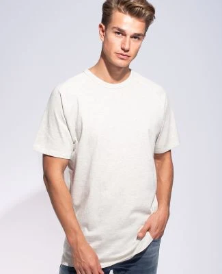 Cotton Heritage MC1083 Short Sleeve Raglan Tee in White