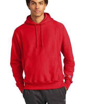 Champion S1051 Reverse Weave Hoodie in Scarlet