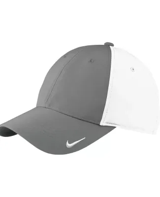  779797 Nike Golf Swoosh Legacy 91 Cap Dark Gry/White