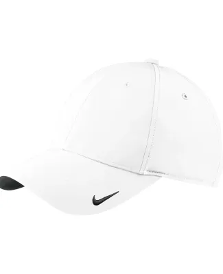  779797 Nike Golf Swoosh Legacy 91 Cap White/White