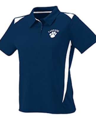 5013 Augusta Ladies' Premier Sport Shirt in Navy/ white