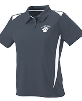 5013 Augusta Ladies' Premier Sport Shirt in Graphite/ white