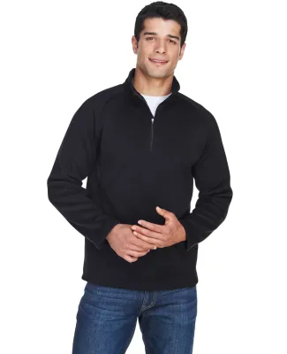 DG792 Devon & Jones Adult Bristol Sweater Fleece Q BLACK
