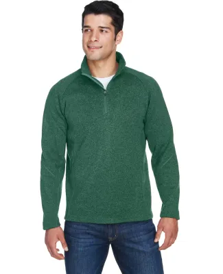DG792 Devon & Jones Adult Bristol Sweater Fleece Q FOREST HEATHER