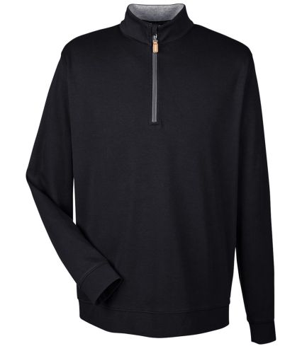 DG479 Devon & Jones Men's DRYTEC20™ Performance  in Black/ grey heather/ graphite