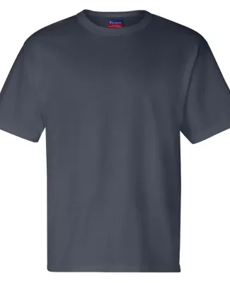 T105 Champion Logo Heritage Jersey T-Shirt Navy