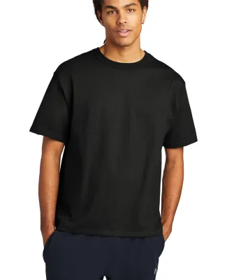 Champion T105 Logo Heritage Jersey T-Shirt Black