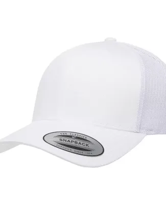 Yupoong 6606 Retro Trucker Hat in White
