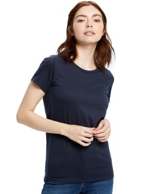 US Blanks US100 Women's Jersey T-Shirt in Navy blue