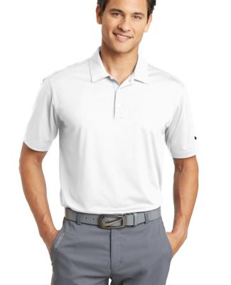 Nike Golf 637167  Dri-FIT Vertical Mesh Polo White