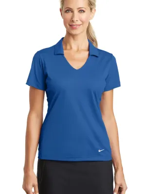 Nike Golf 637165  Ladies Dri-FIT Vertical Mesh Pol Gym Blue