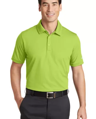 Nike Golf 746099  Dri-FIT Solid Icon Pique Modern  Chartreuse