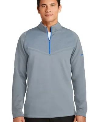 Nike Golf 779803  Therma-FIT Hypervis 1/2-Zip Cove Cool Gy/Pho Bl