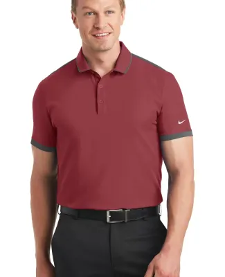 Nike Golf 838958  Dri-FIT Stretch Woven Polo Team Red/Anthr