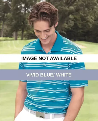 adidas A123 Golf Puremotion Textured Stripe Sport  Vivid Blue/ White