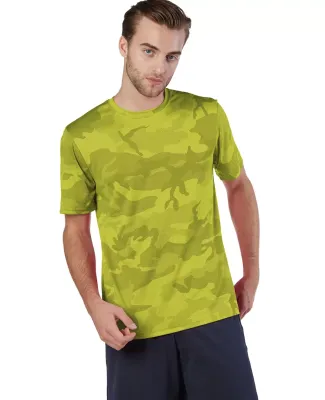 Champion CW22 Sport Performance T-Shirt in Safety green camo
